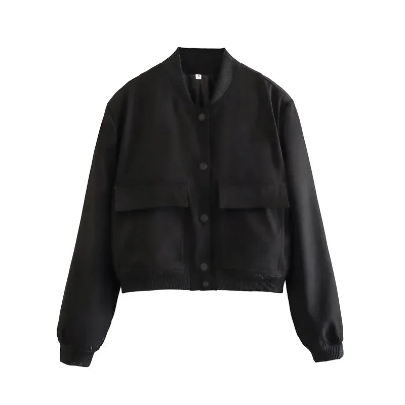 Woman Bomber Jacket Coat